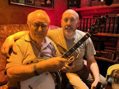 Micheal Rispin and Gerry Tully at Lenihan's